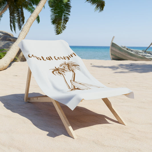 Coastal Cowgirl Beach Towel – Palm Tree