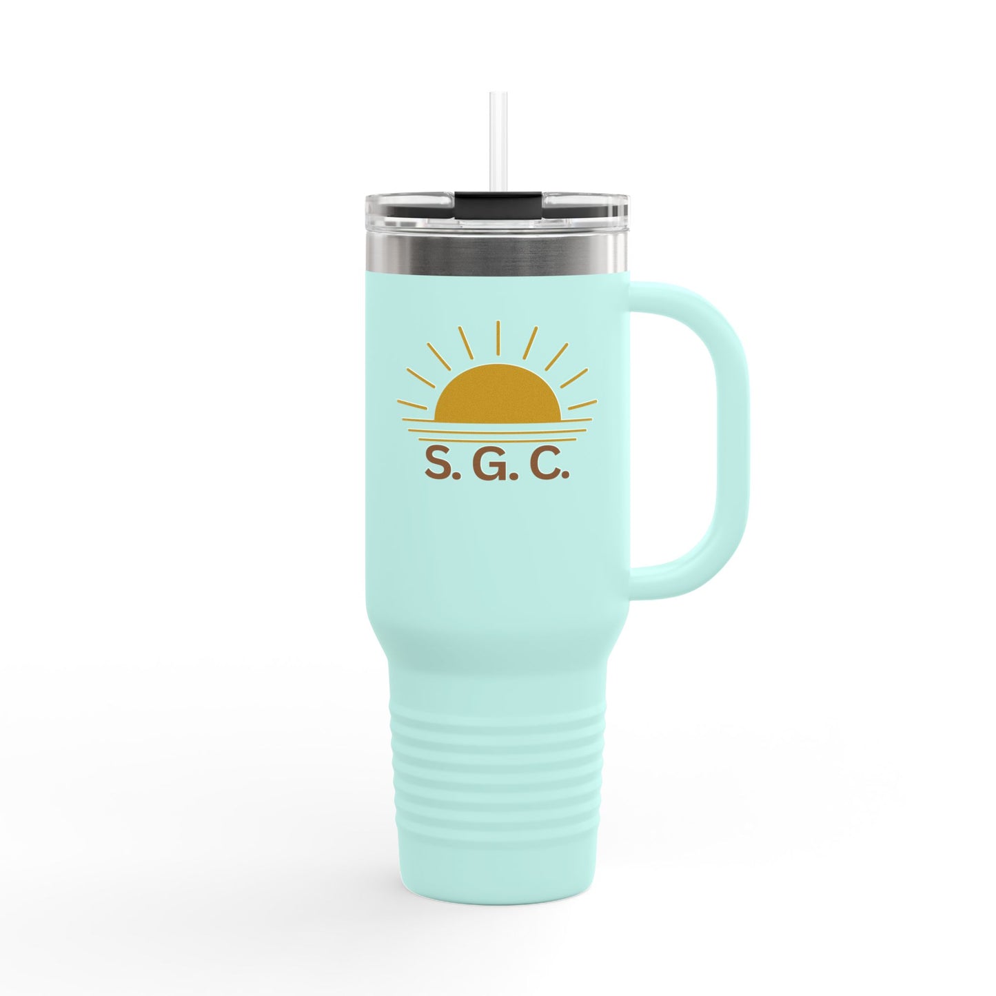 Sunrise Salty Girls Club 40oz Tumbler — Golden Hour, All Day