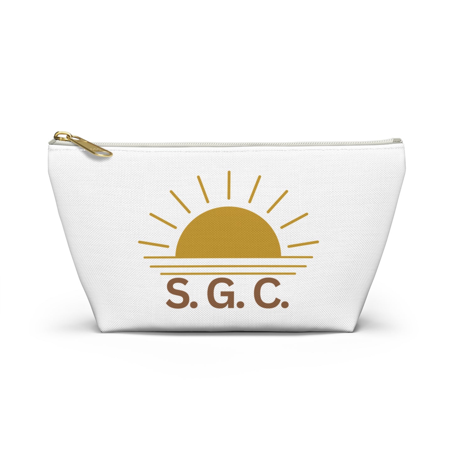Salty Girls Club Sunrise Monogram Pouch — S.G.C. T-Bottom Cosmetic Bag