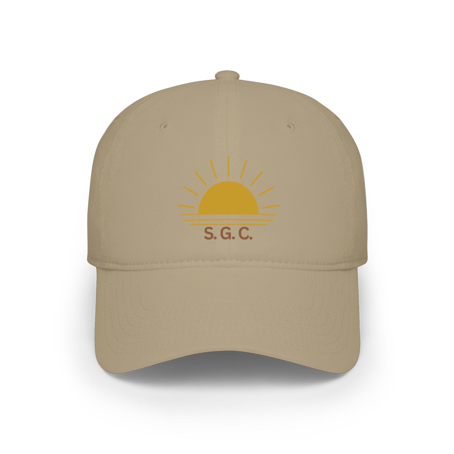 Salty Girls Club Minimalist Dad Hat — Sunrise Logo Baseball Cap