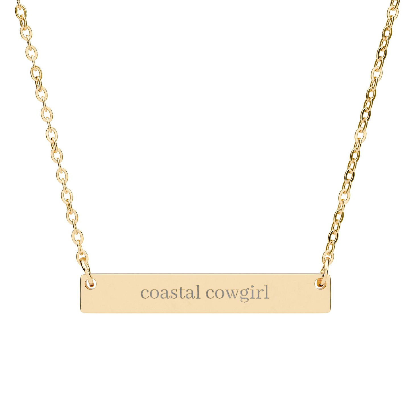 Coastal Cowgirl Bar Necklace