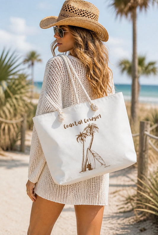 Coastal Cowgirl Weekender Tote Bag