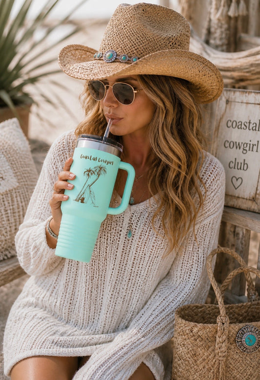 Coastal Cowgirl 40oz Tumbler