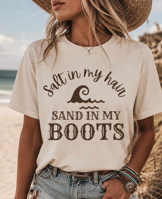 Coastal Cowgirl Tee – Salt in My Hair